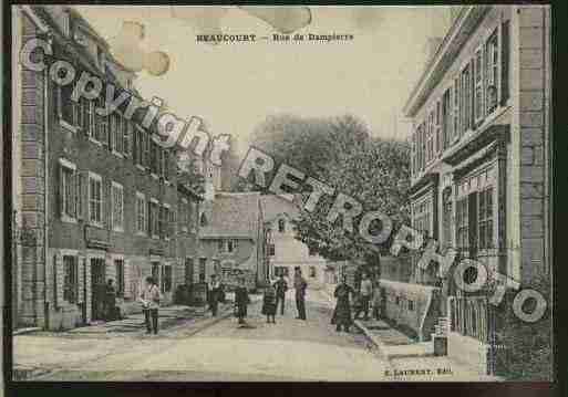 Ville de BEAUCOURT Carte postale ancienne